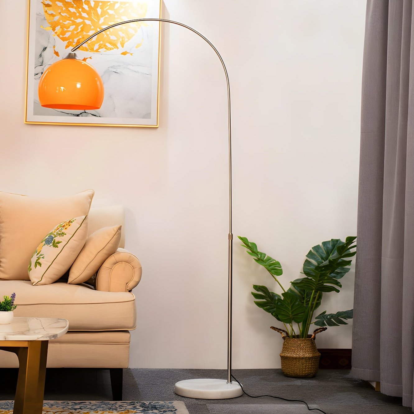 Revenq Floor Lamp Orla Arch-Neutral Decor
