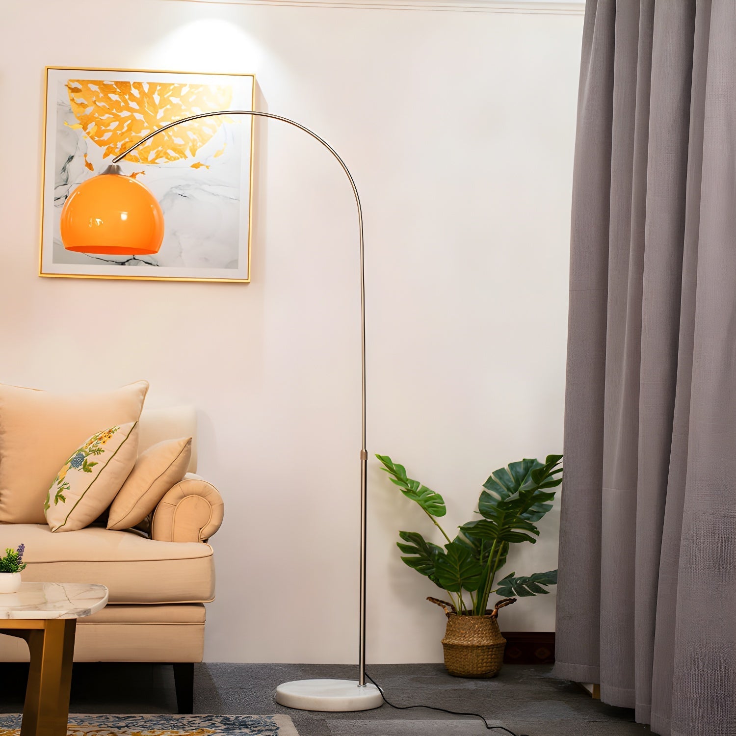 Revenq Floor Lamp Orla Arch-Neutral Decor