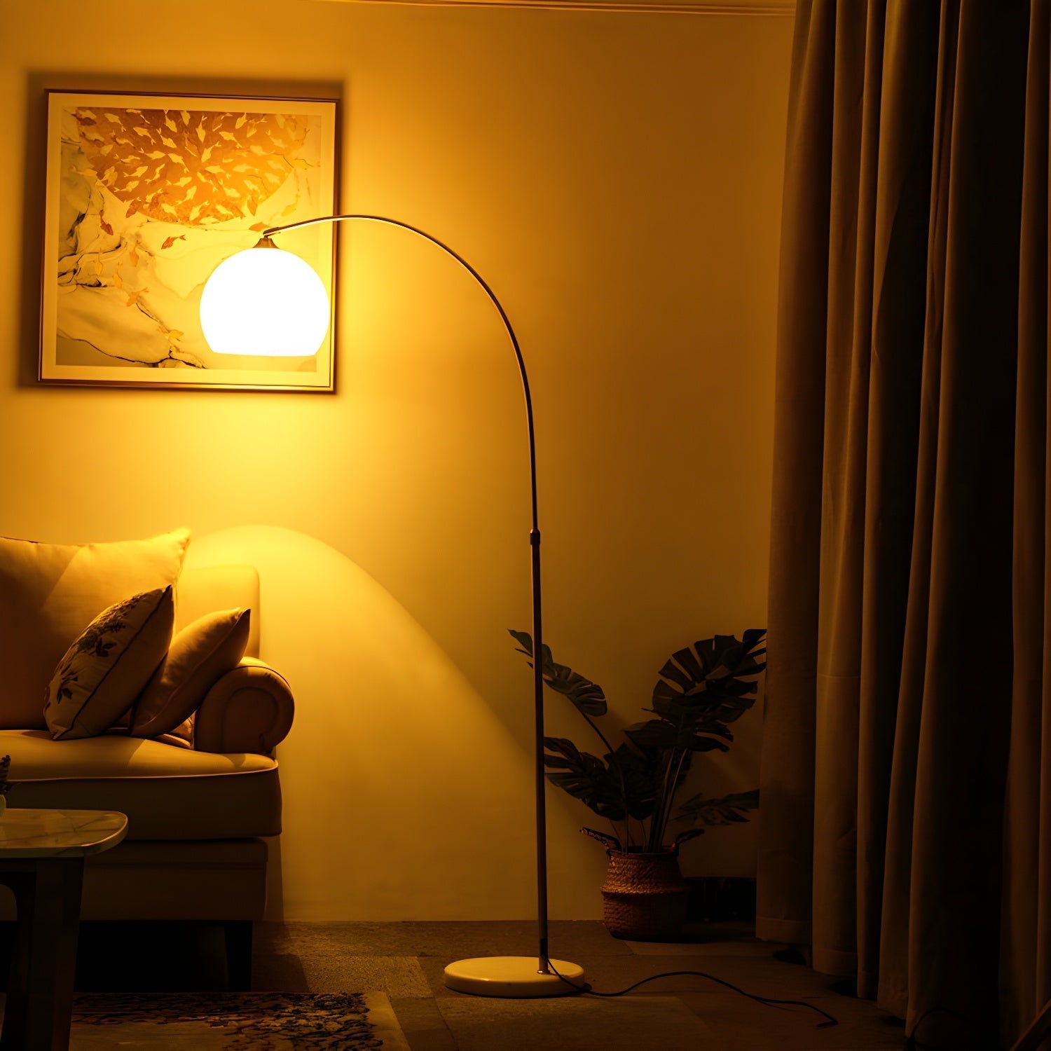Revenq Floor Lamp Orla Arch-Neutral Decor