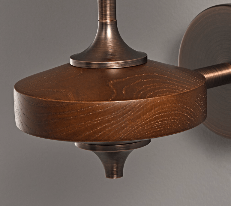 Hestin Twin Shade Wall Sconce-Neutral Decor