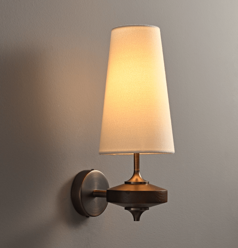 Hestin Twin Shade Wall Sconce-Neutral Decor