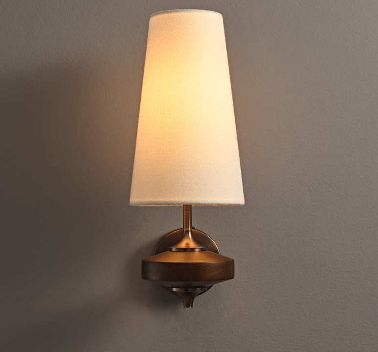 Hestin Twin Shade Wall Sconce-Neutral Decor