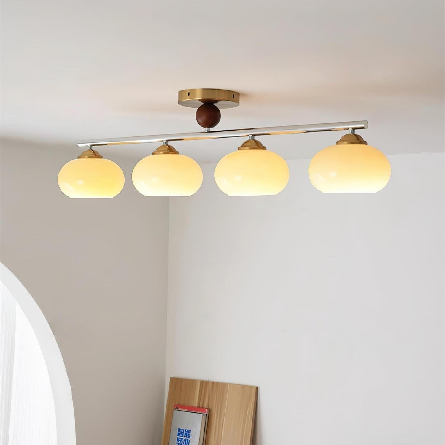 Charlotte Modern Glass Ceiling Light