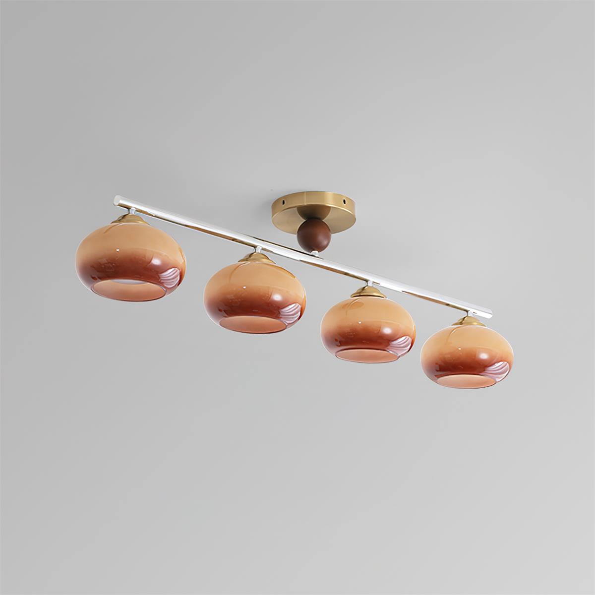 Charlotte Modern Glass Ceiling Light