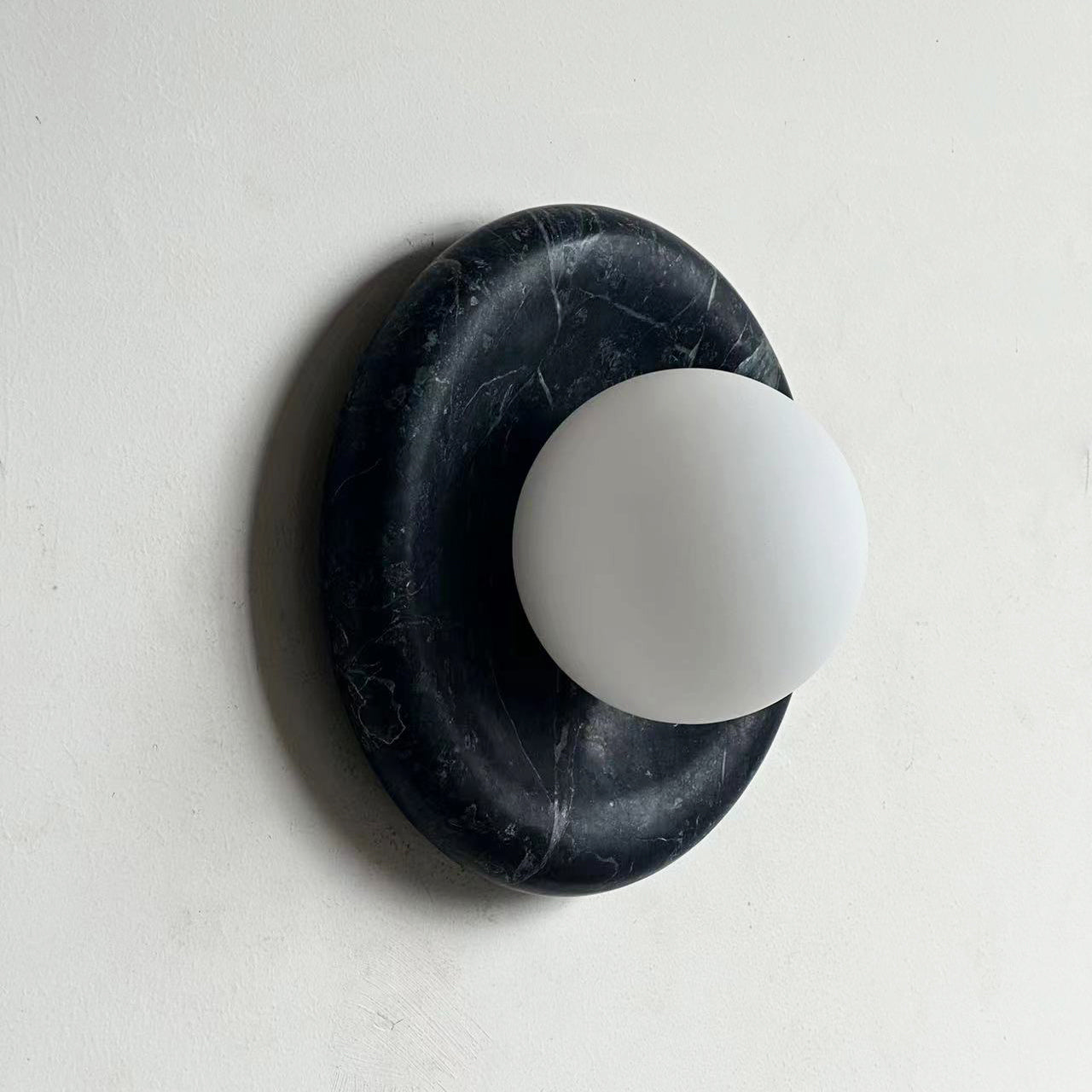 Hako Marble Indoor Wall Sconce - Neutral Decor