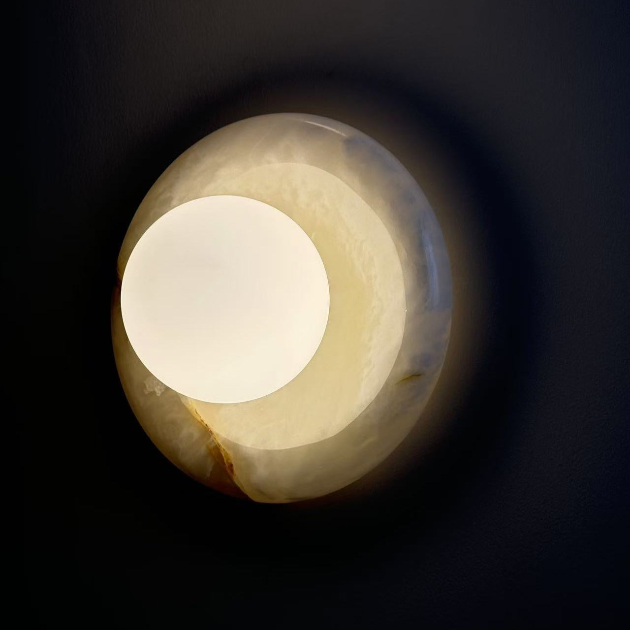 Hako Marble Indoor Wall Sconce - Neutral Decor