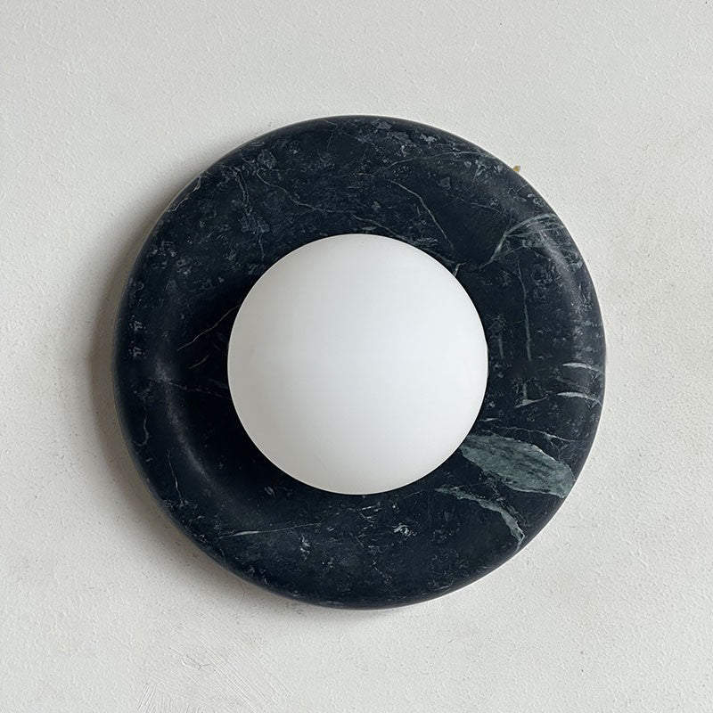 Hako Marble Indoor Wall Sconce - Neutral Decor