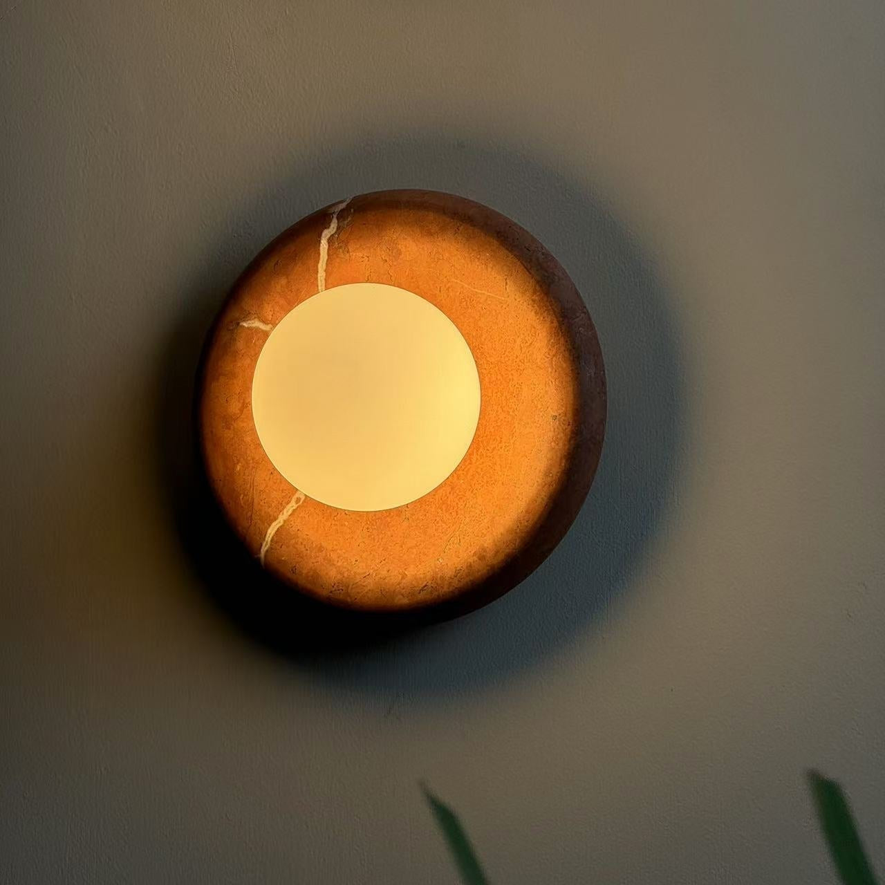 Hako Marble Indoor Wall Sconce - Neutral Decor