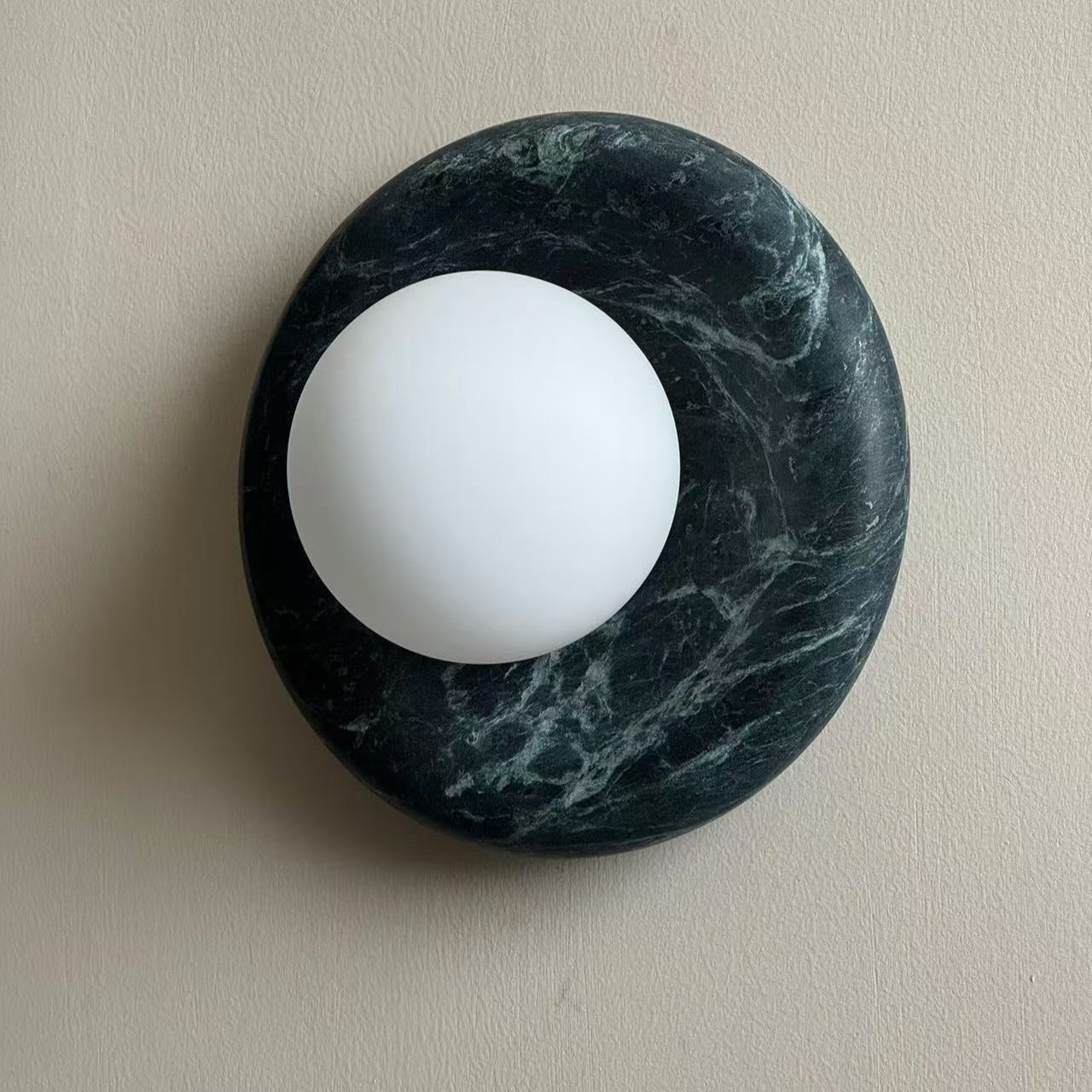 Hako Marble Indoor Wall Sconce - Neutral Decor