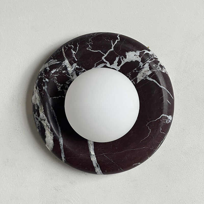 Hako Marble Indoor Wall Sconce - Neutral Decor