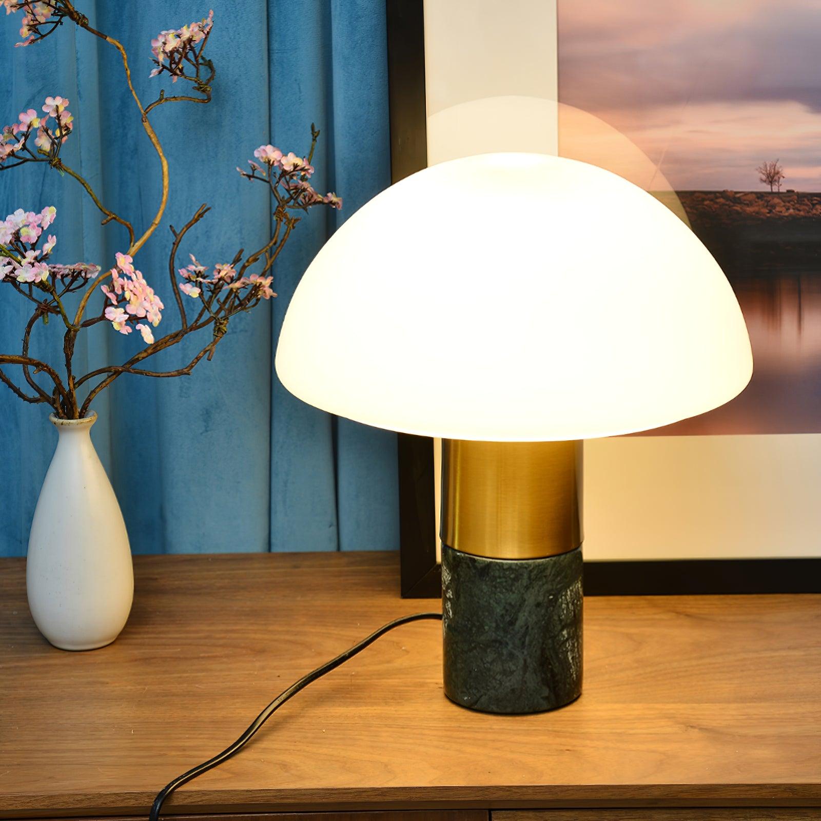 Wathen Marble Artistic Table Lamp-Neutral Decor