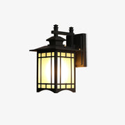 Gerald Elegance House Glass Outdoor Wall Light-Neutral Decor