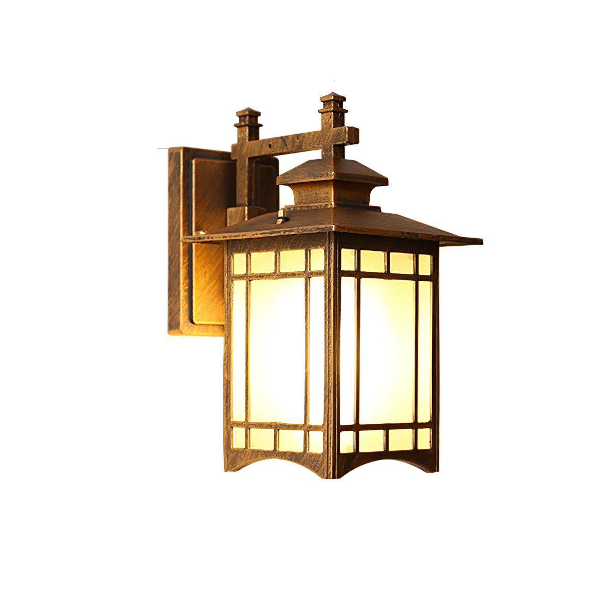 Gerald Elegance House Glass Outdoor Wall Light-Neutral Decor