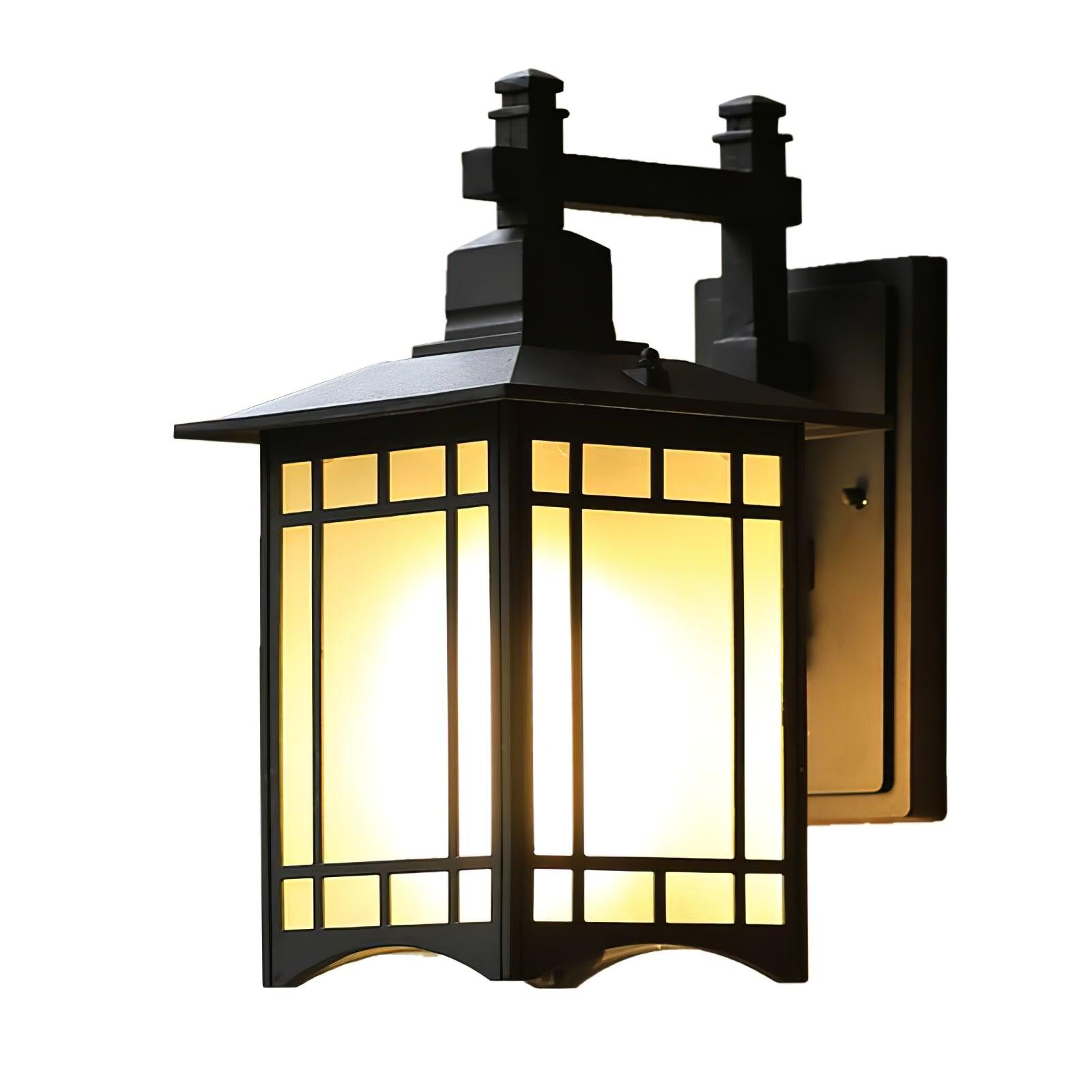 Gerald Elegance House Glass Outdoor Wall Light-Neutral Decor