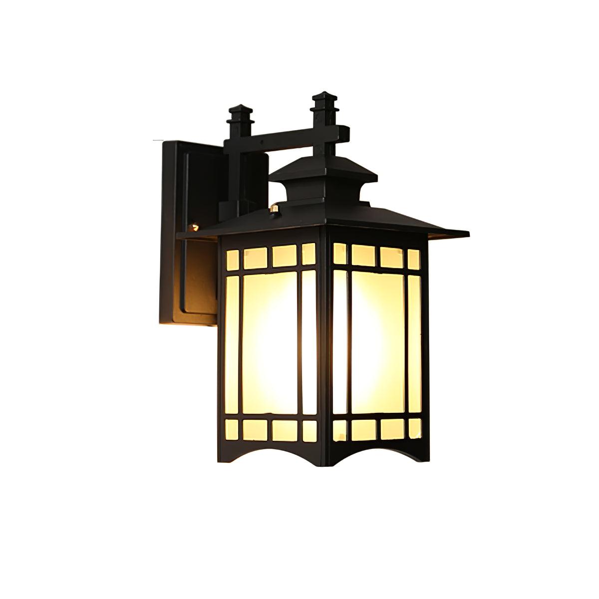 Gerald Elegance House Glass Outdoor Wall Light-Neutral Decor