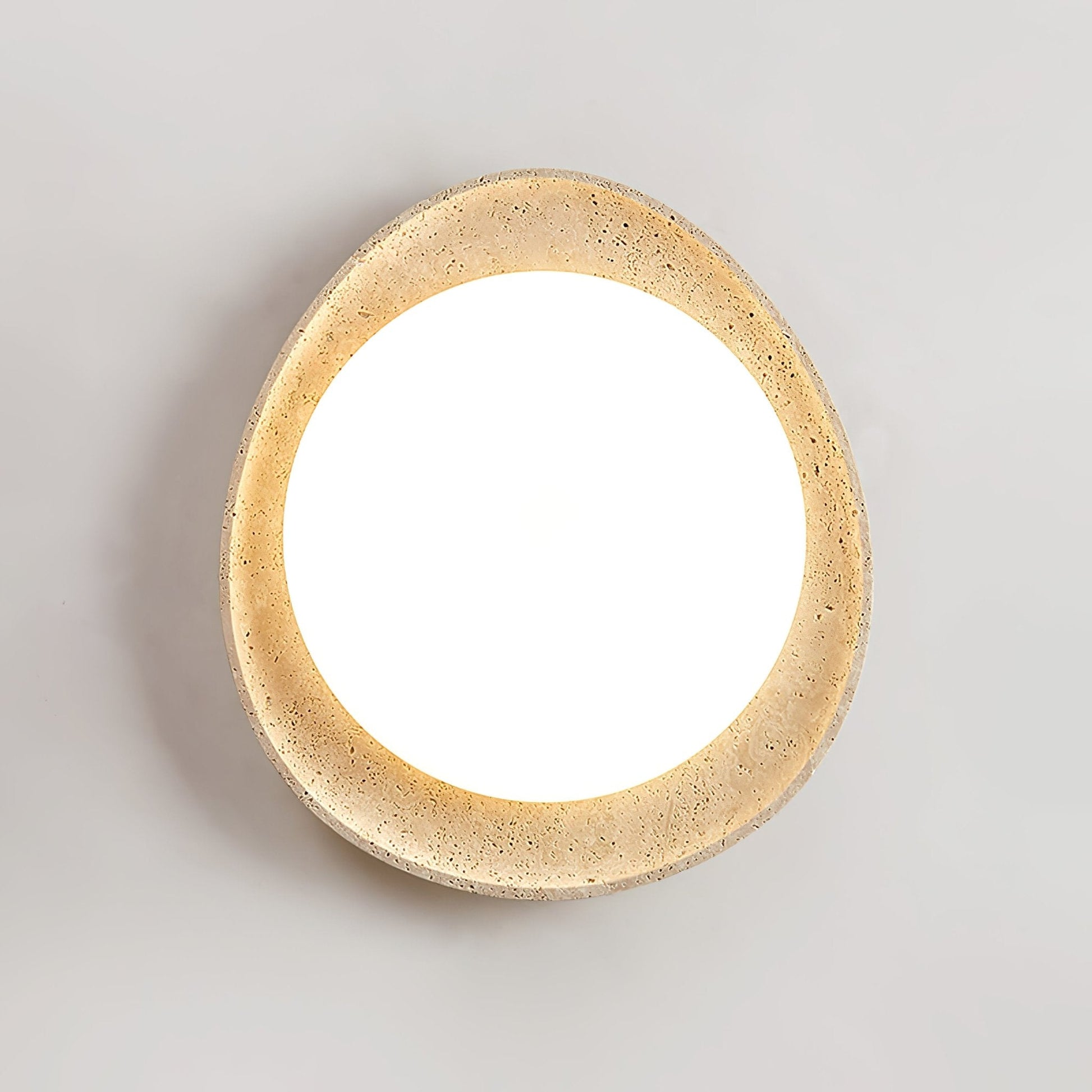 Cunorarae Organic Travertine Ceiling Light-Neutral Decor