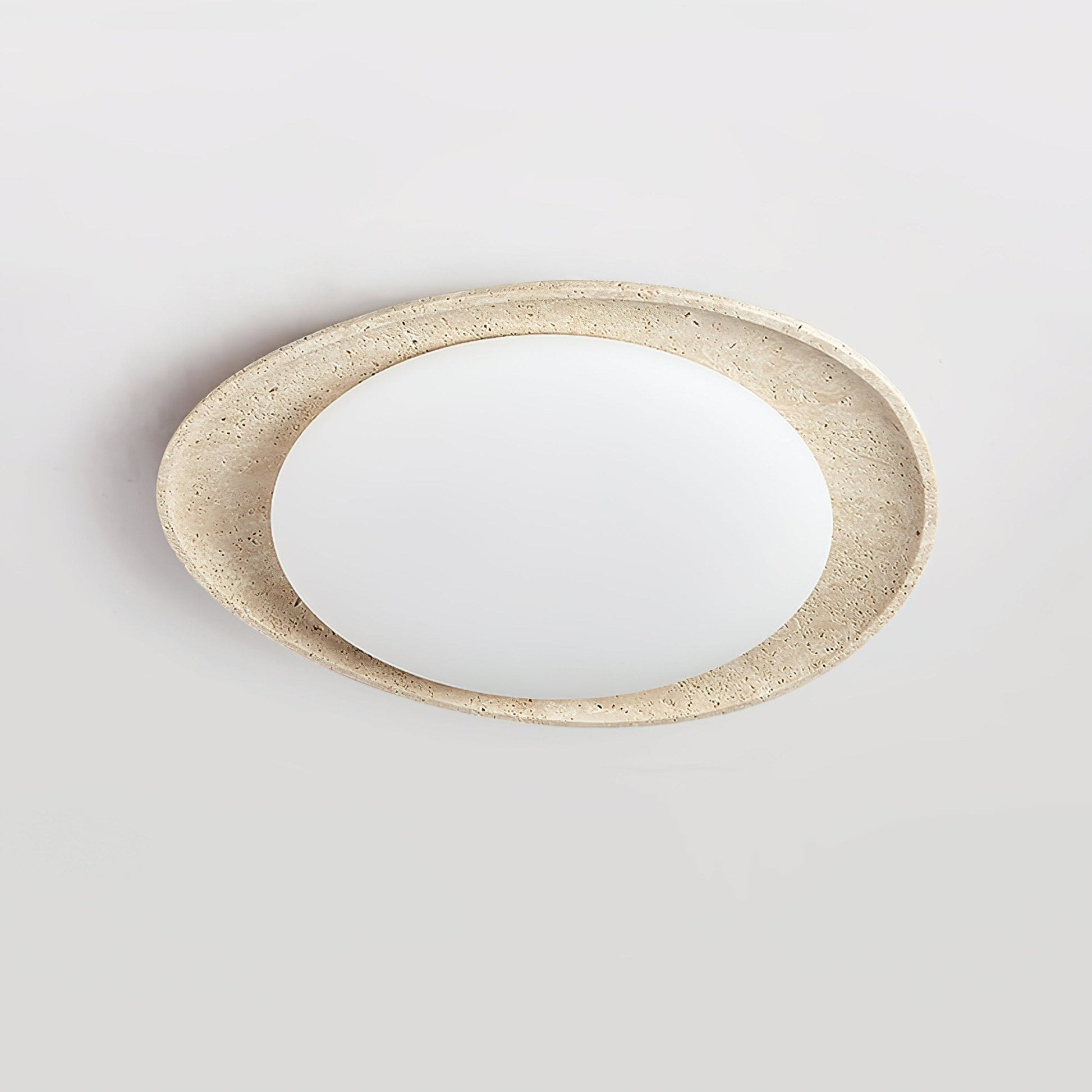 Cunorarae Organic Travertine Ceiling Light-Neutral Decor