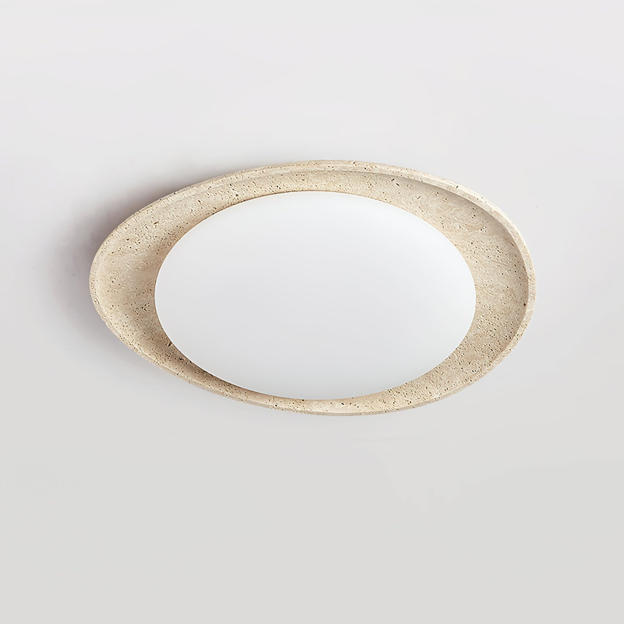 Cunorarae Organic Travertine Ceiling Light-Neutral Decor