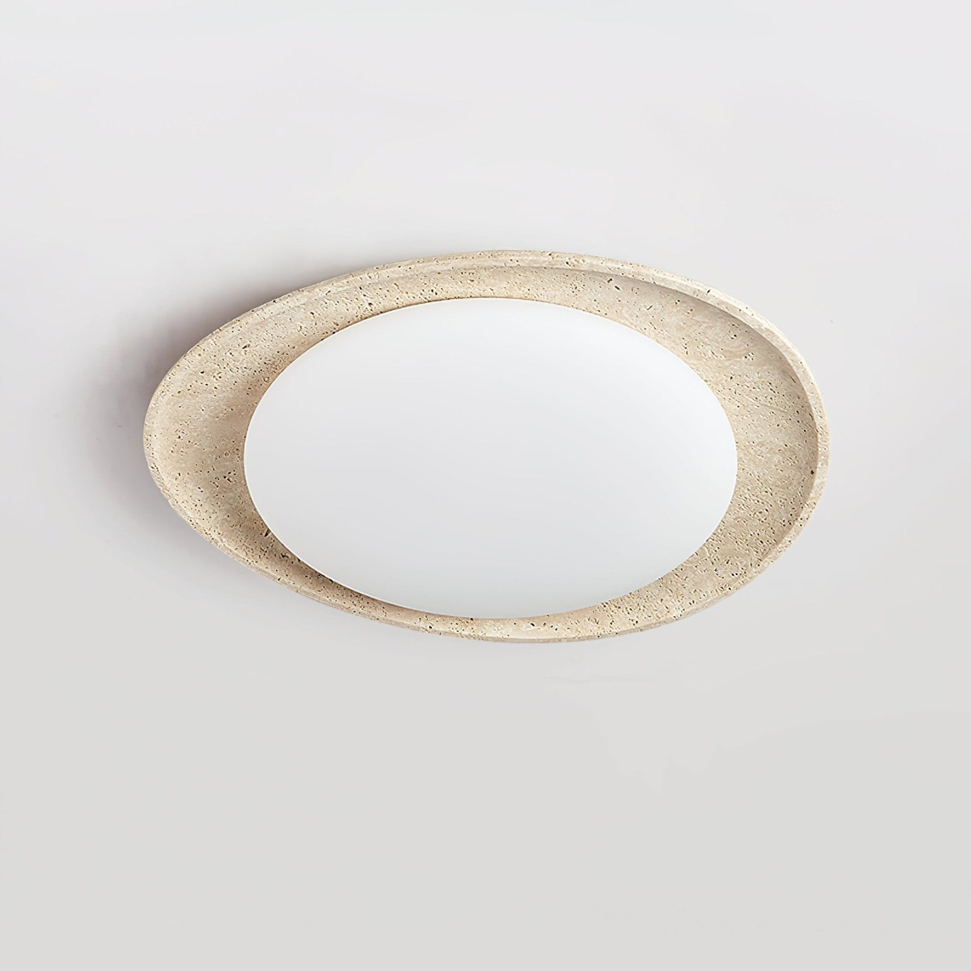 Cunorarae Organic Travertine Ceiling Light-Neutral Decor