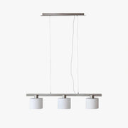 Arisha White Cluster Pendant Light, 3 Heads, Metal/Glass - Neutral Decor