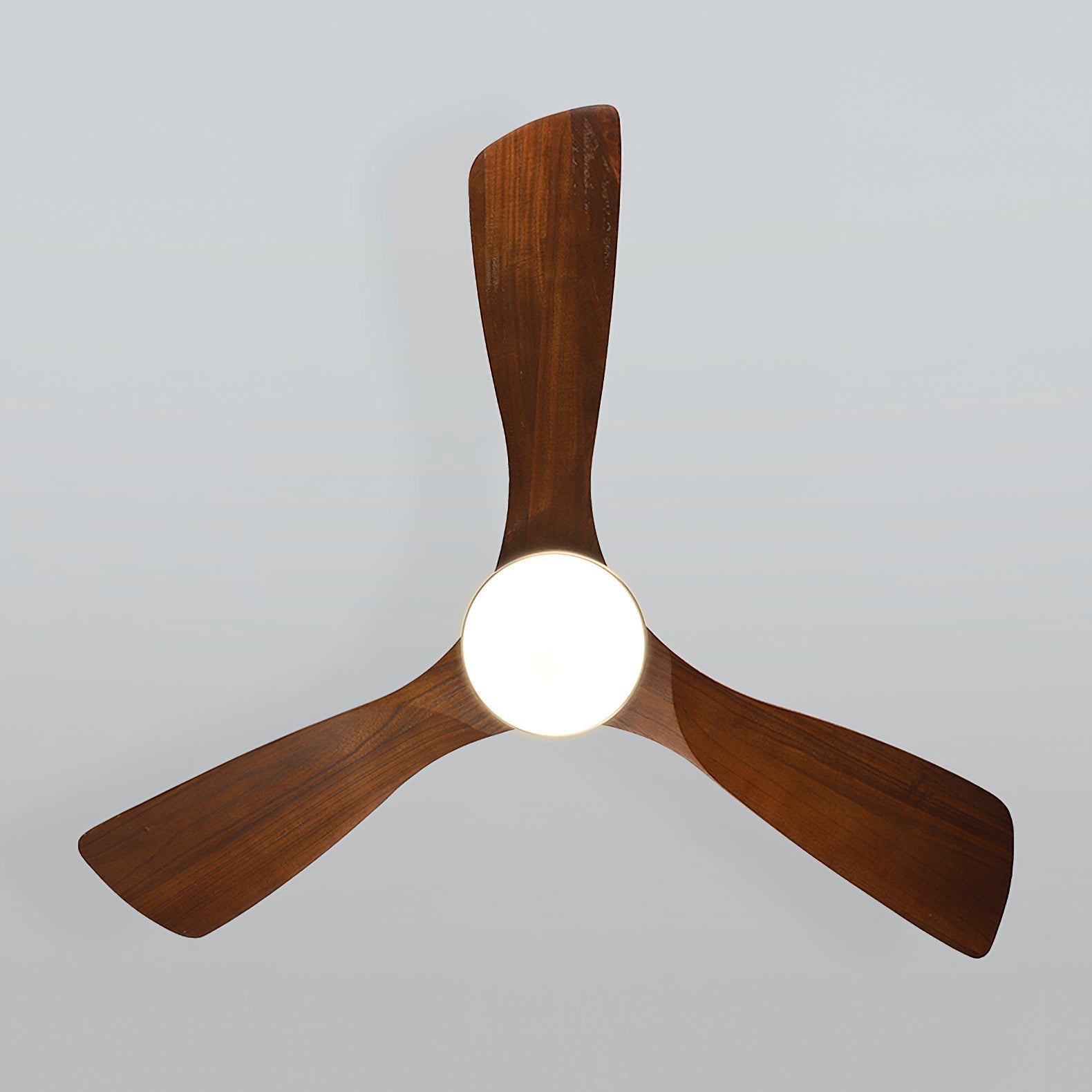 Side profile of the fan, showing its height and mounting.