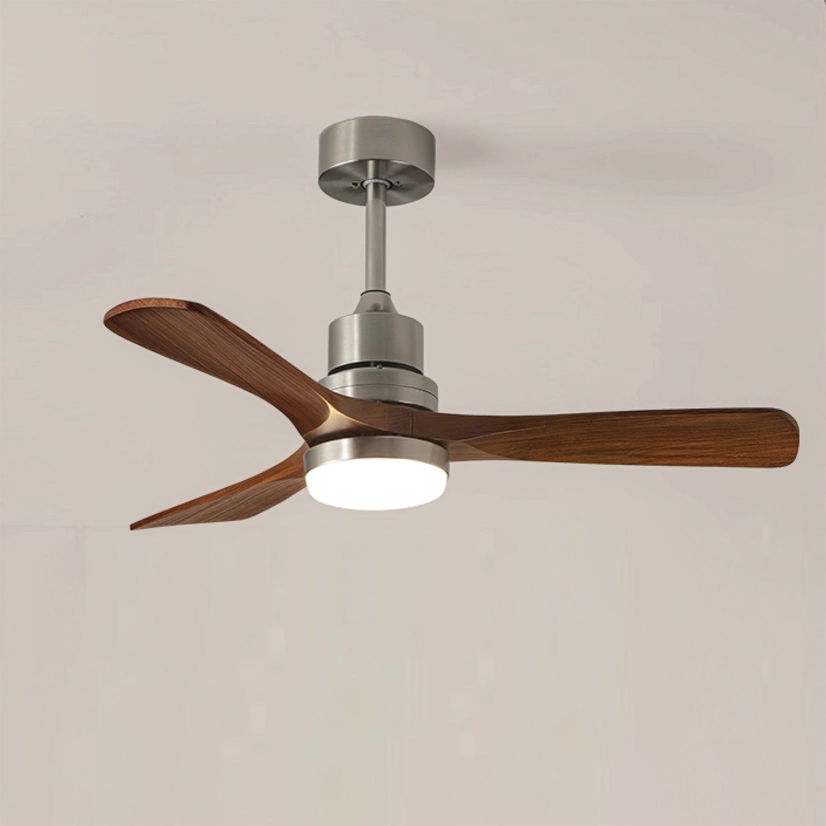 Orren Ceiling Fan Light in a stylish home office.