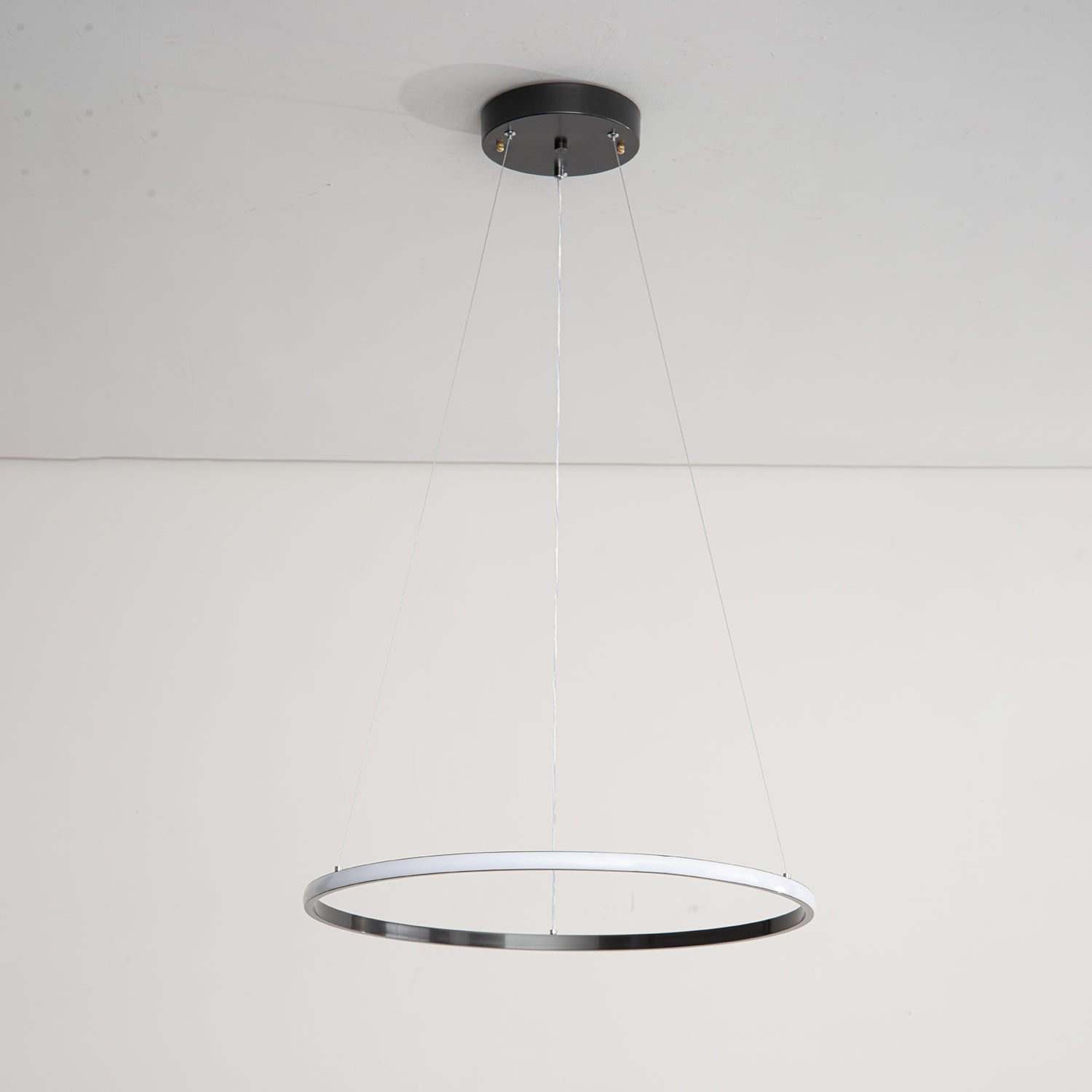 Efrion Modern Minimalist Rings Brass Plastic Chandelier-Neutral Decor