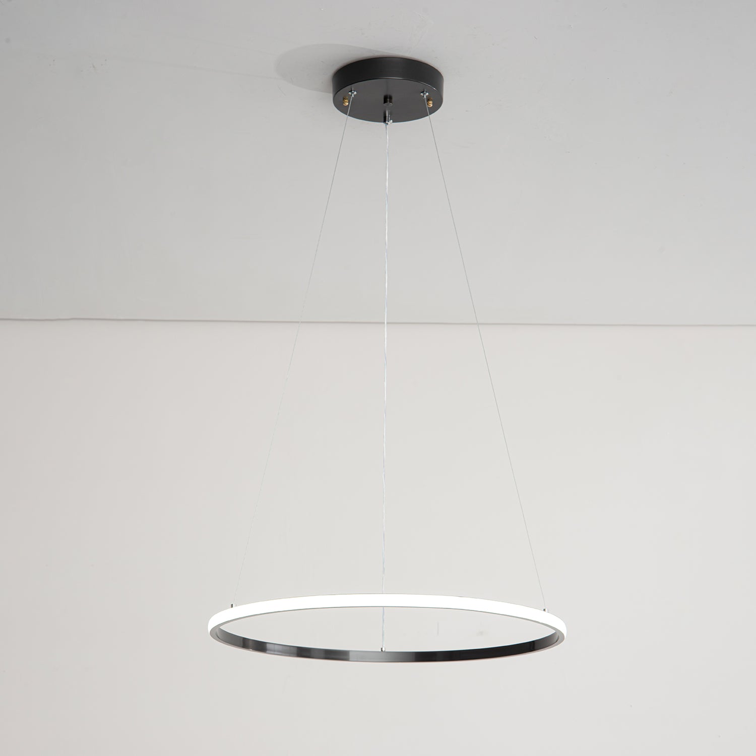 Efrion Modern Minimalist Rings Brass Plastic Chandelier-Neutral Decor