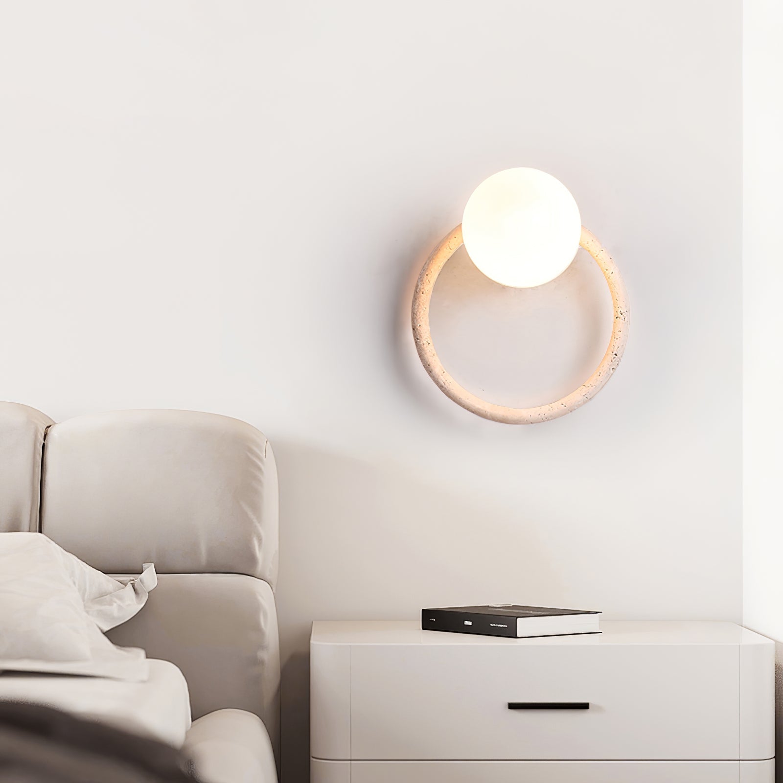 Idoryra Travertine Wall Light-Neutral Decor