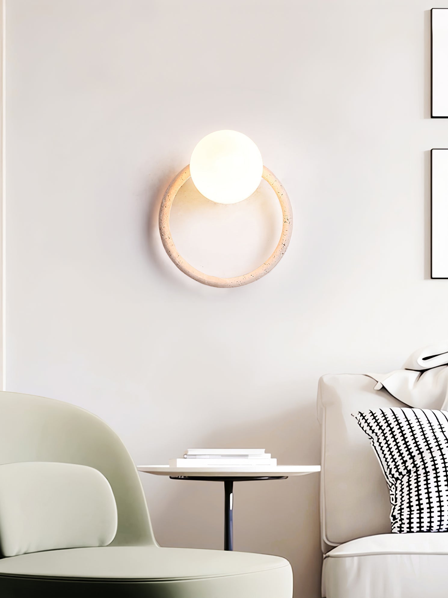 Idoryra Travertine Wall Light-Neutral Decor