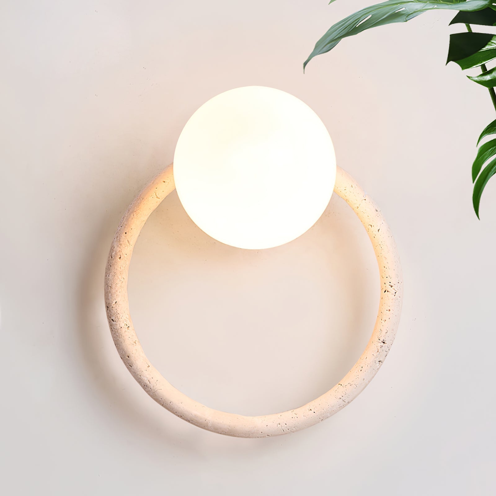 Idoryra Travertine Wall Light-Neutral Decor
