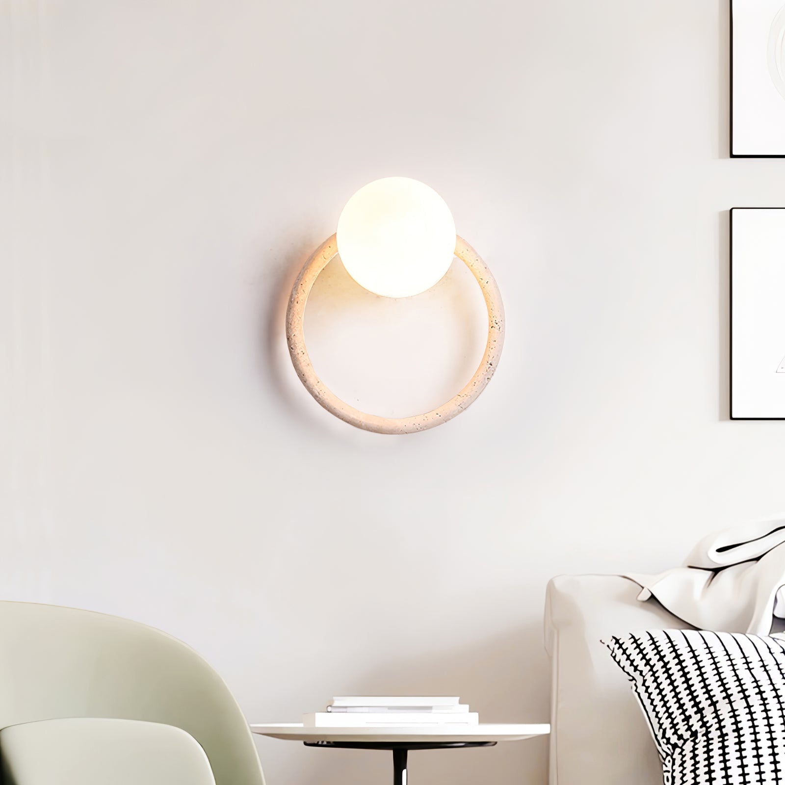 Idoryra Travertine Wall Light-Neutral Decor