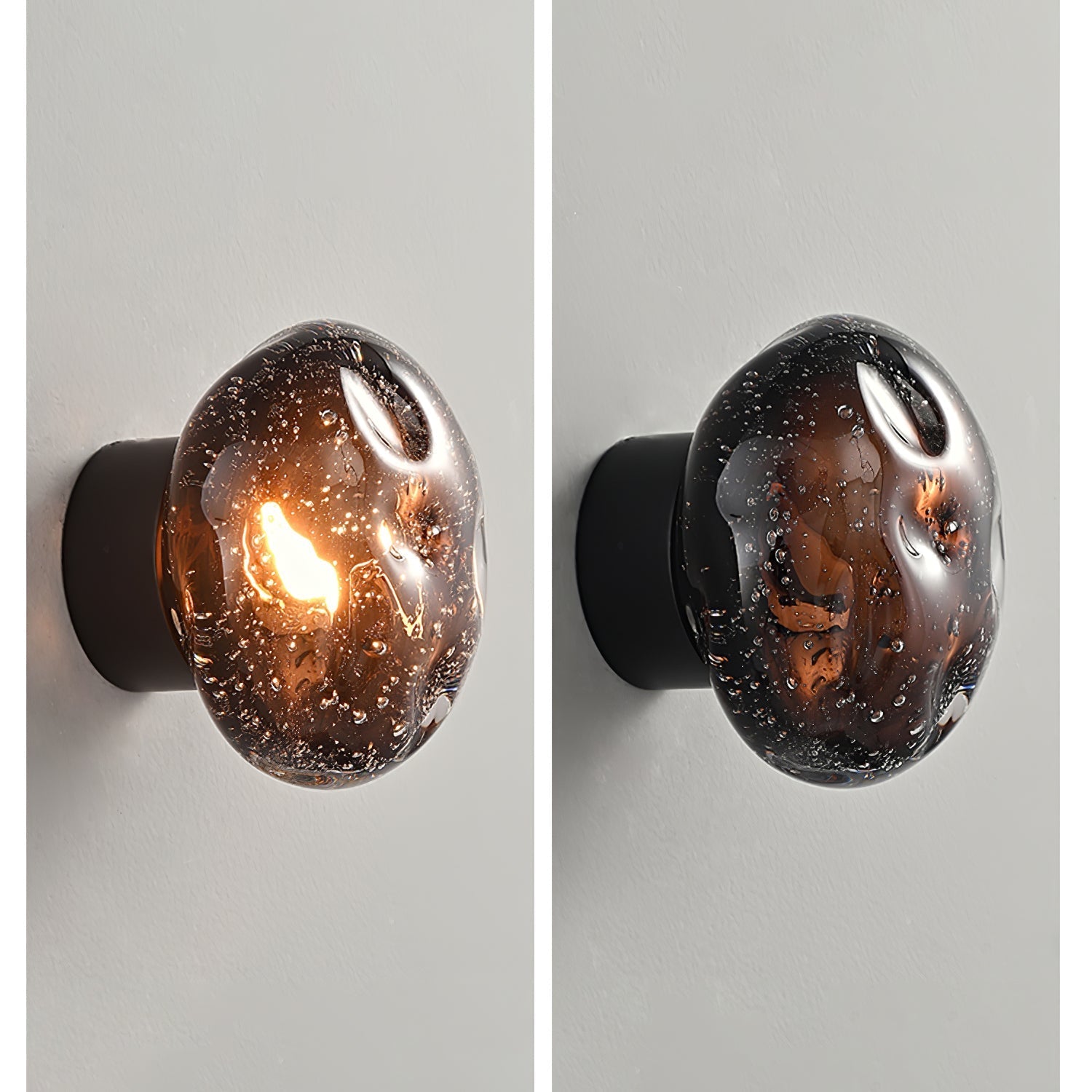 Anthony Luxury Glass Wall Lamp-Neutral Decor