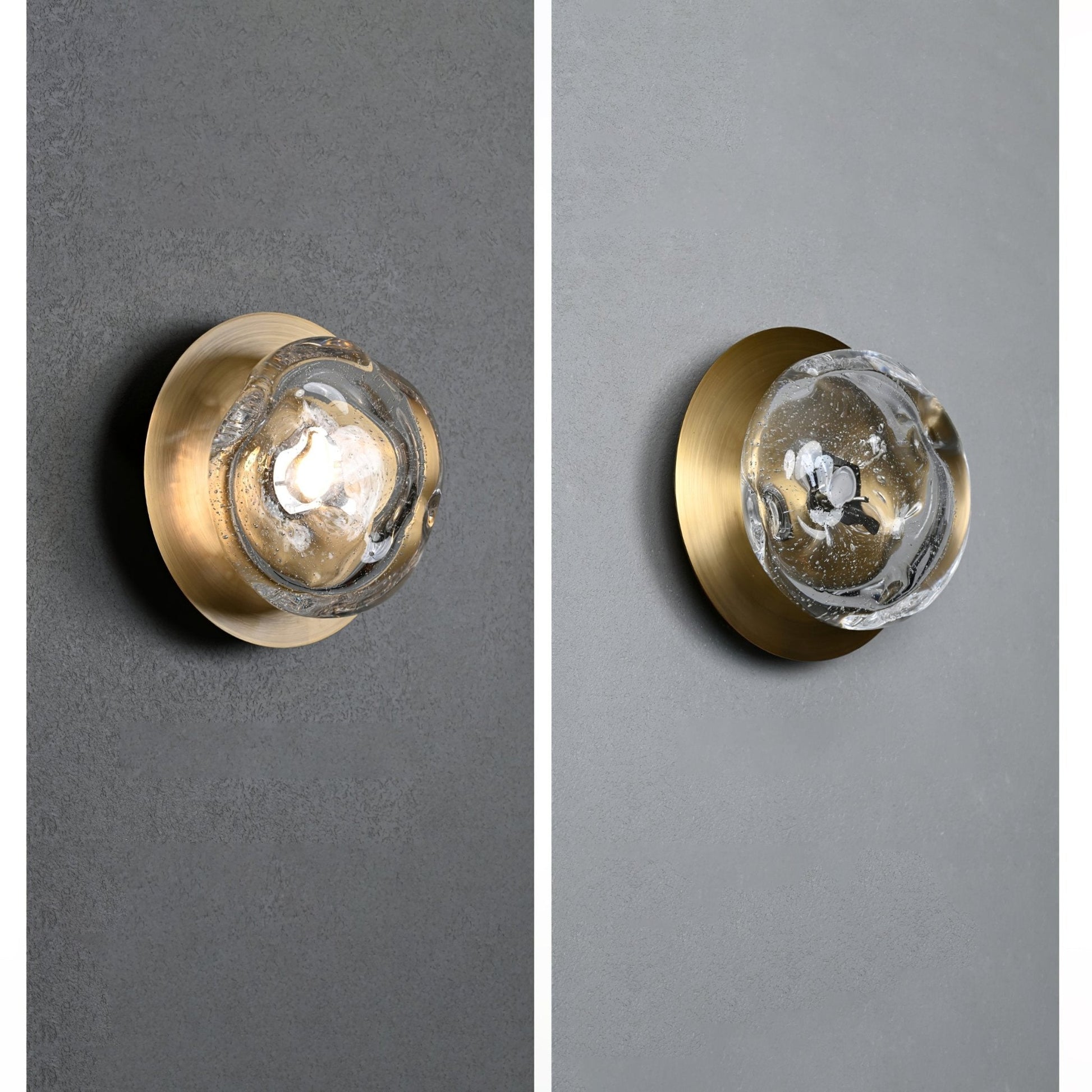 Anthony Luxury Glass Wall Lamp-Neutral Decor