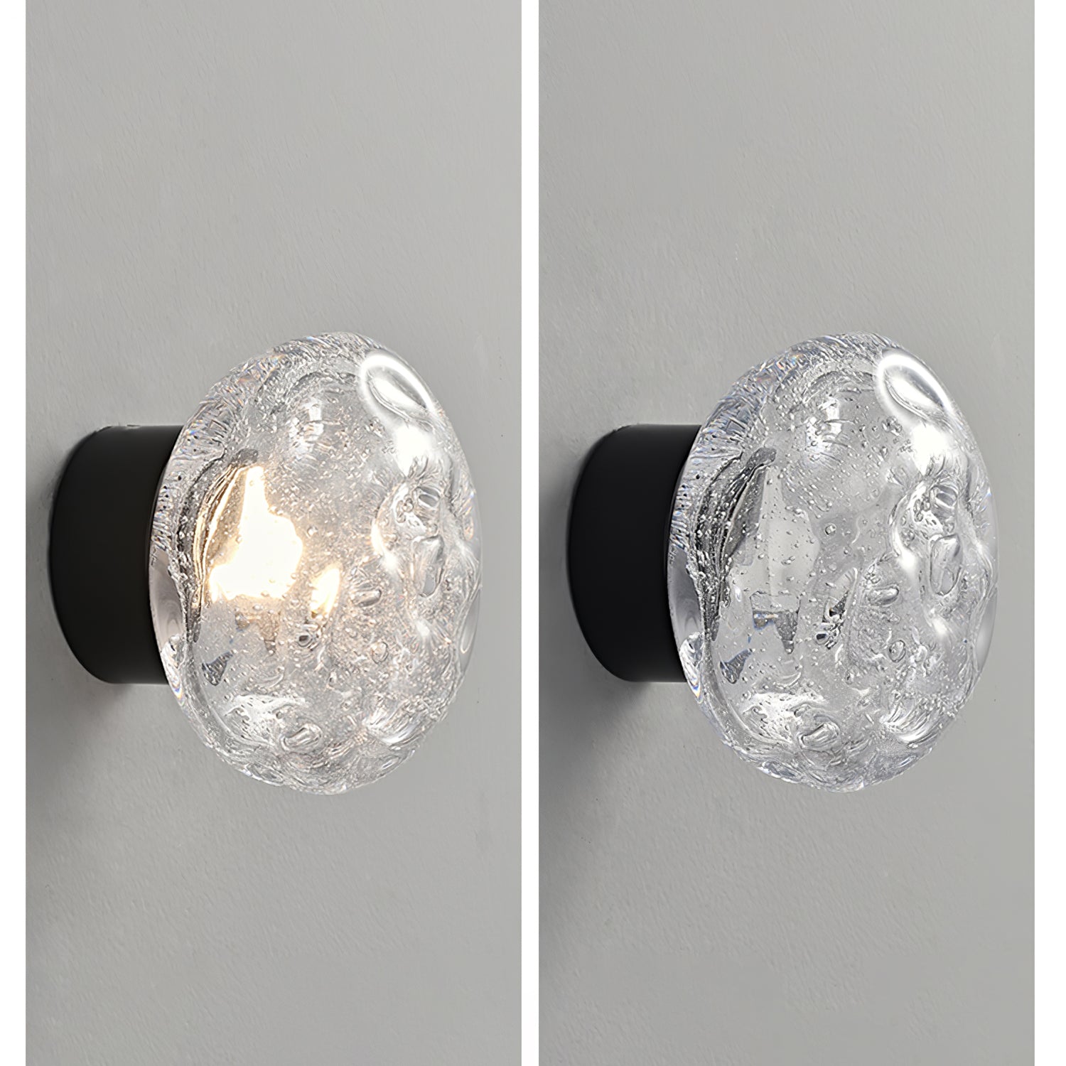 Anthony Luxury Glass Wall Lamp-Neutral Decor