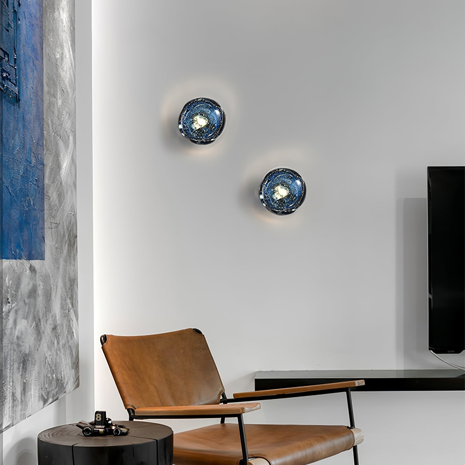 Anthony Luxury Glass Wall Lamp-Neutral Decor