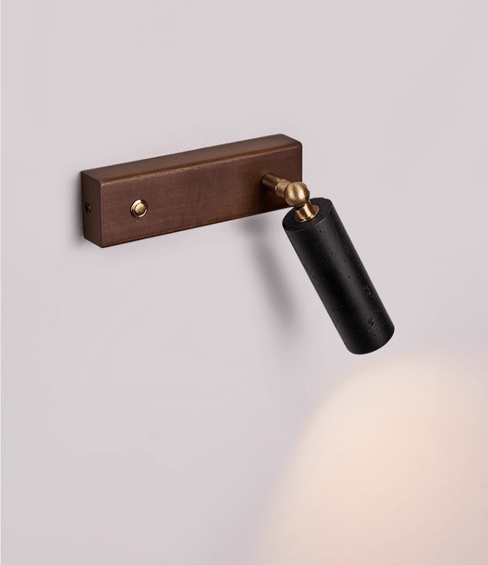 Zennith Travertine Wall Light-Neutral Decor