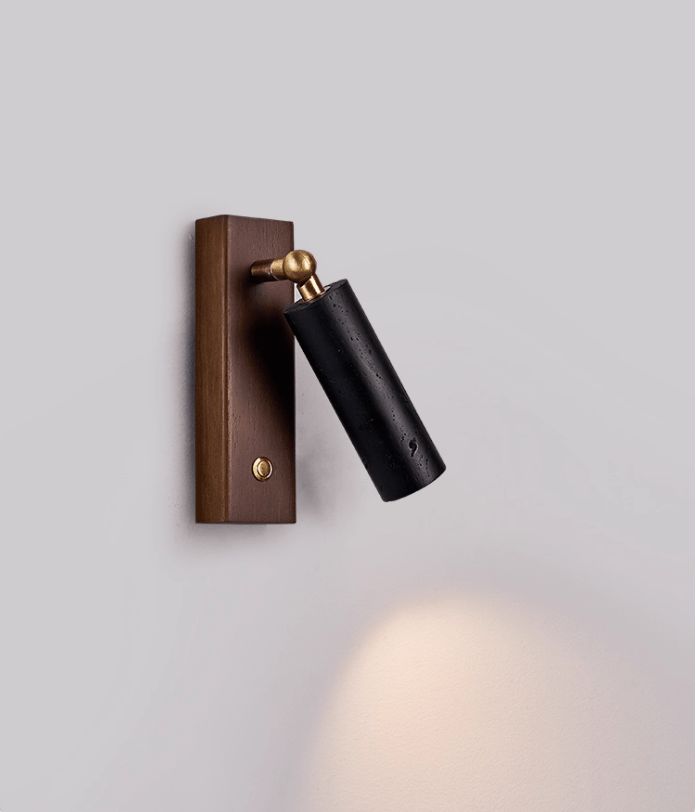 Zennith Travertine Wall Light-Neutral Decor