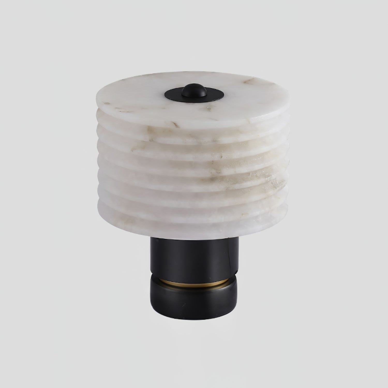 Elmarir Ribbed Alabaster Table Lamp-Neutral Decor