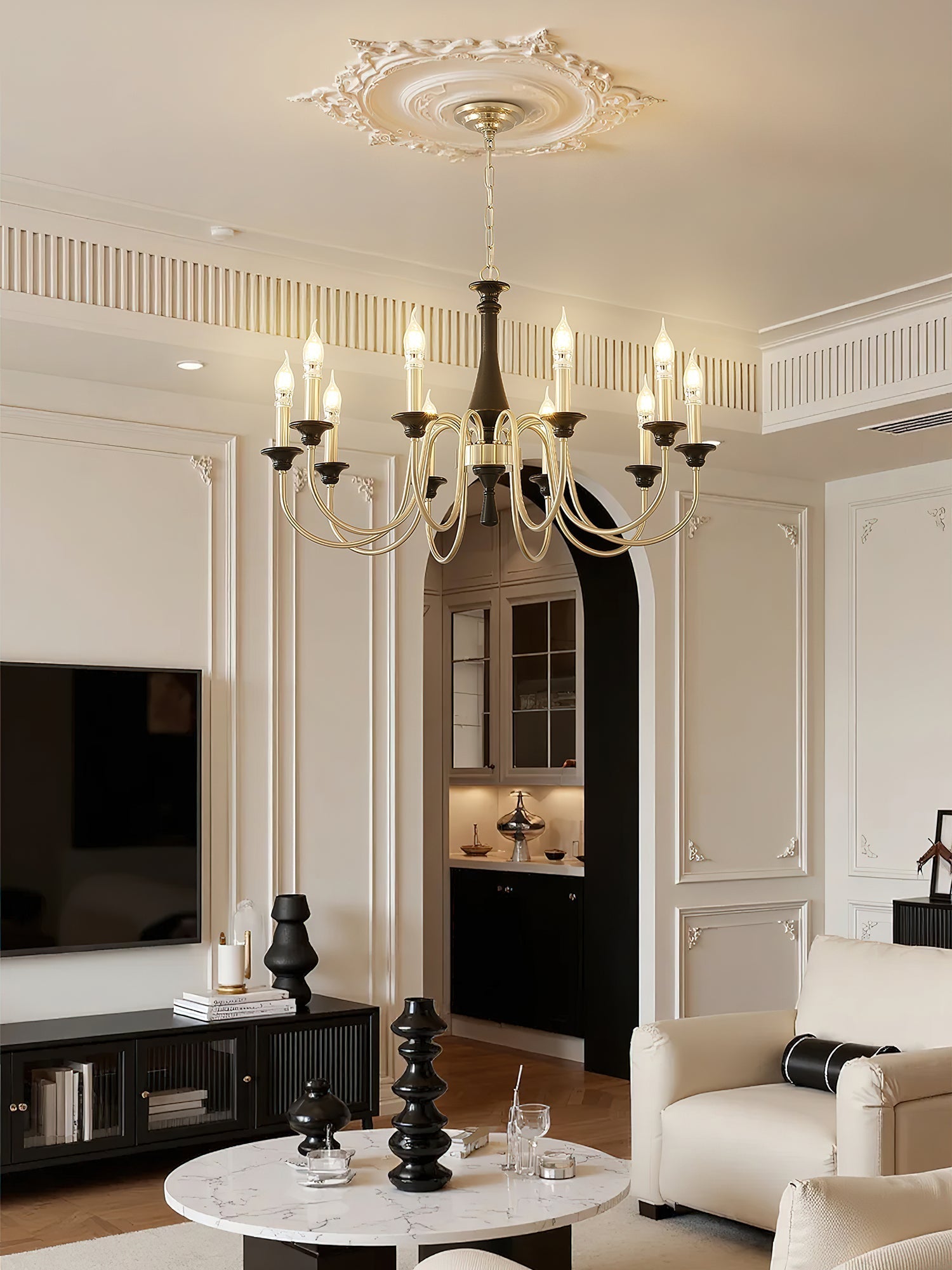 Revilo Chandelier-Neutral Decor