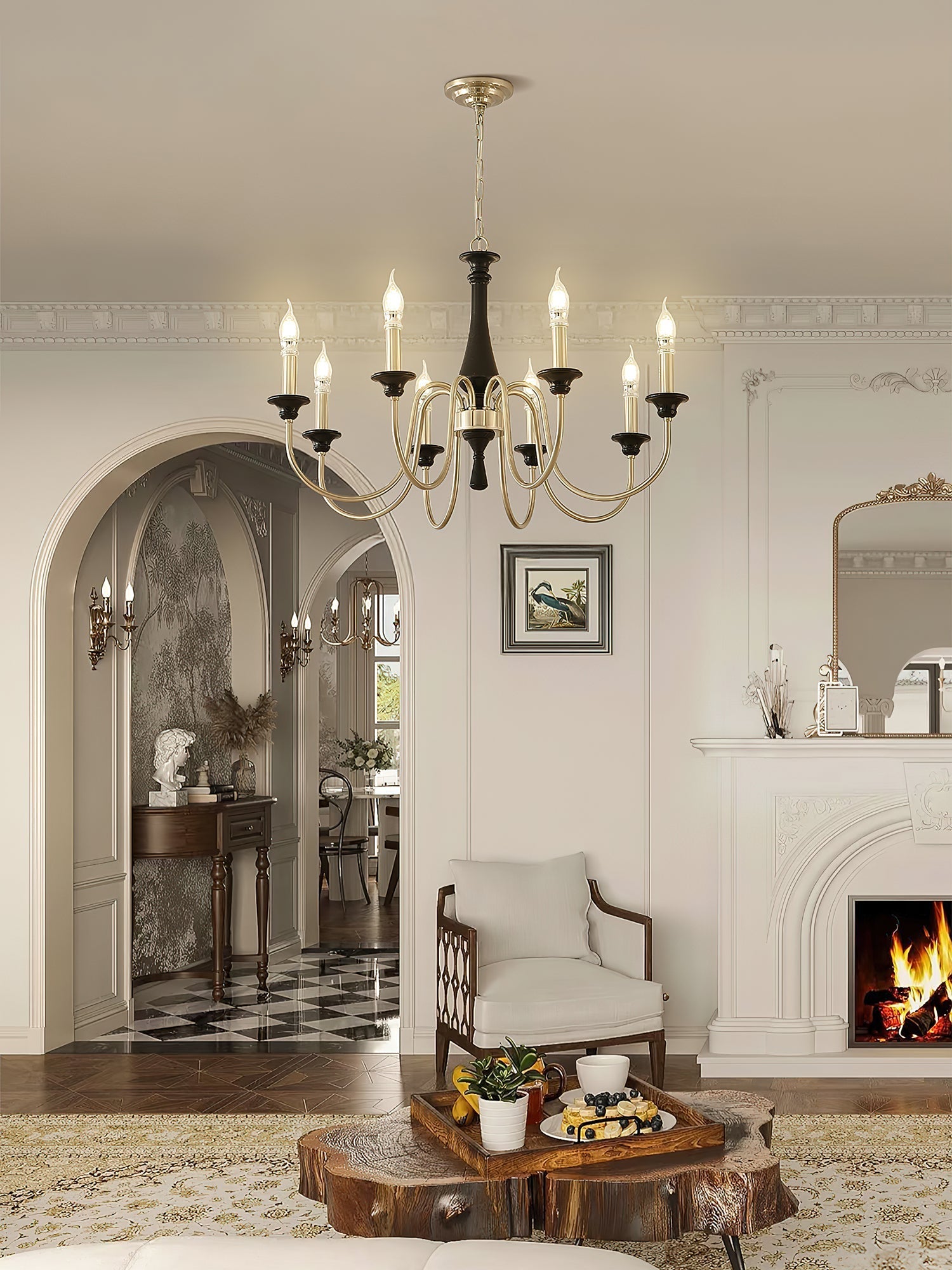 Revilo Chandelier-Neutral Decor