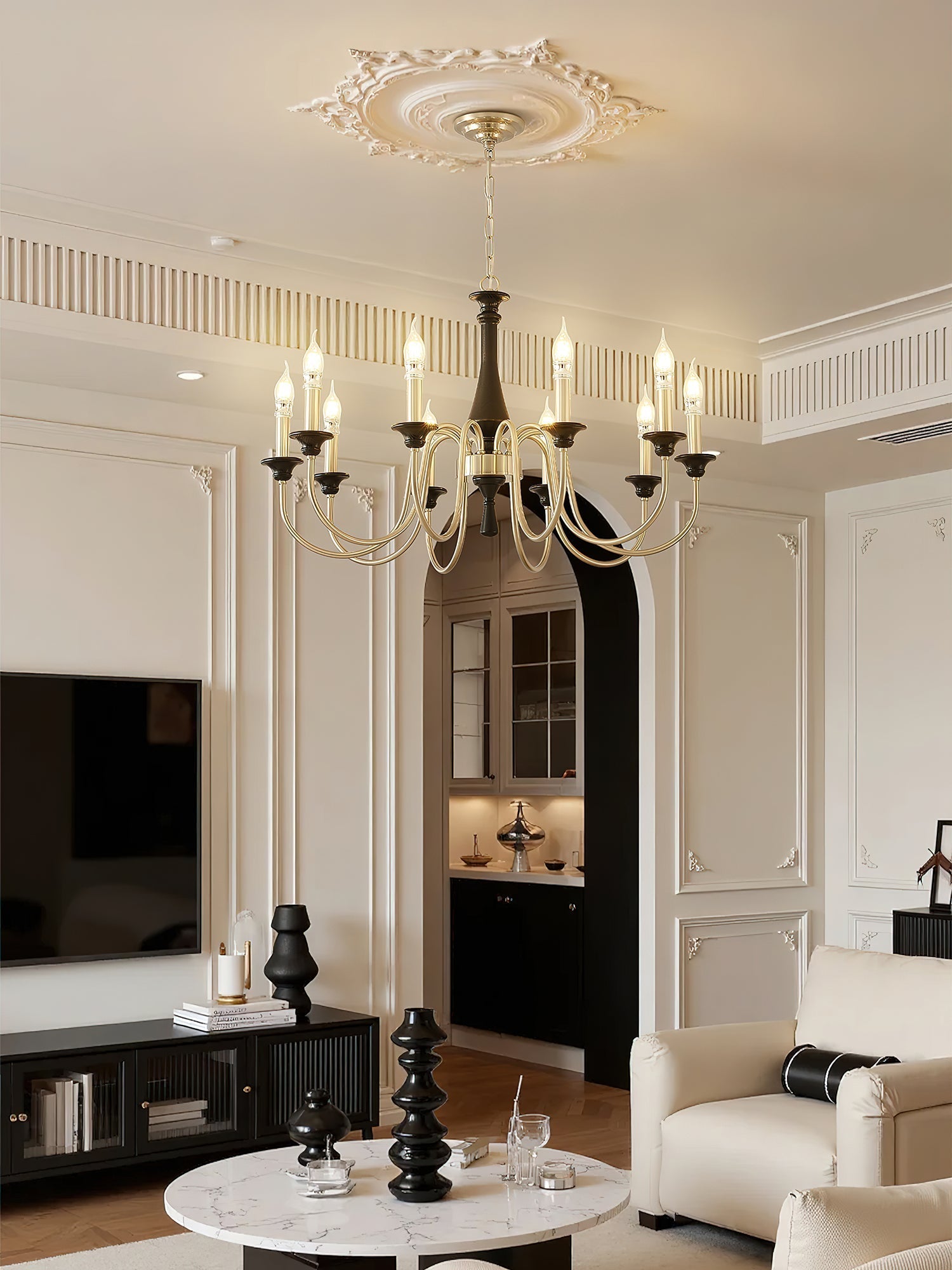 Revilo Chandelier-Neutral Decor