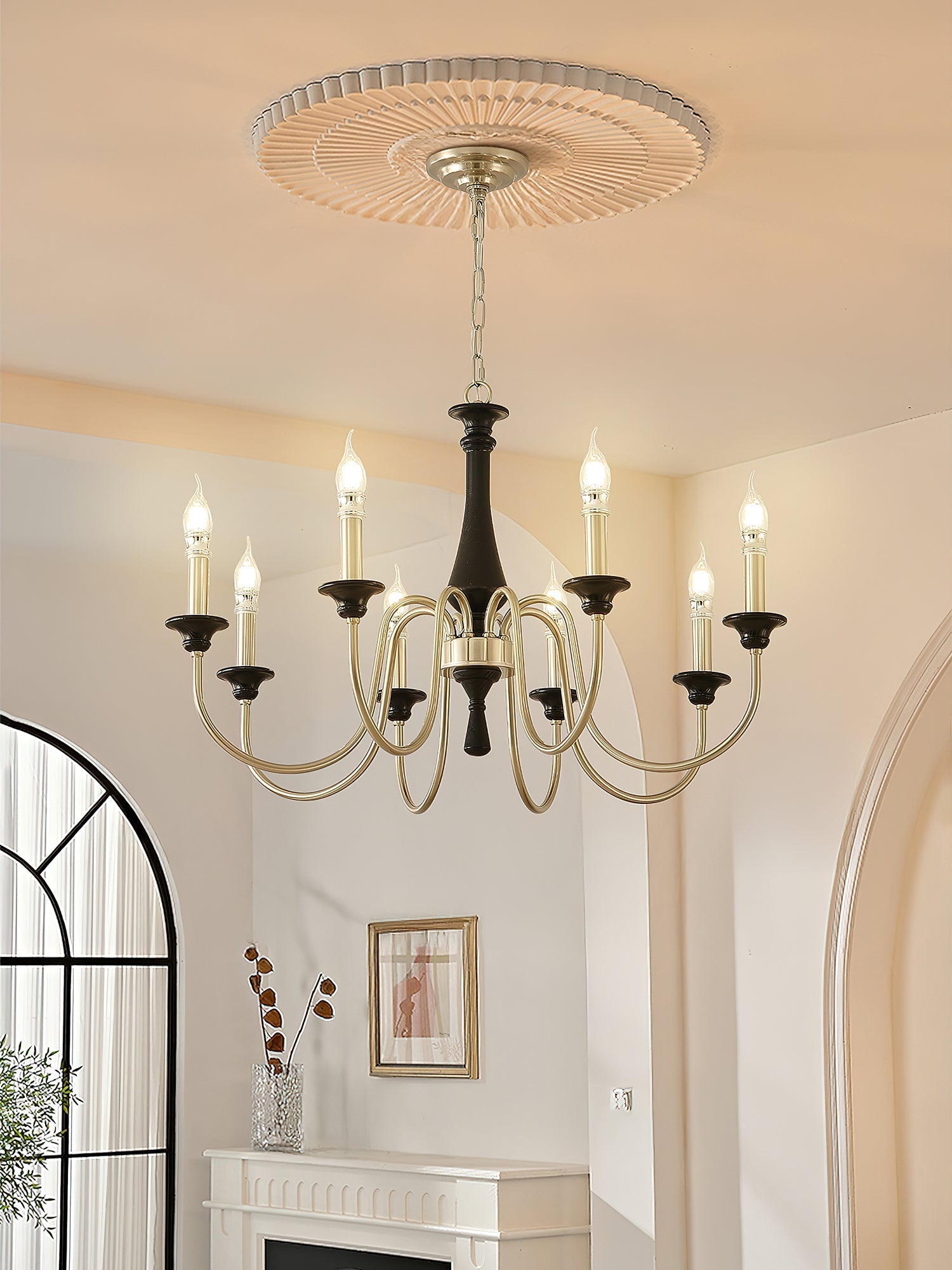 Revilo Chandelier-Neutral Decor