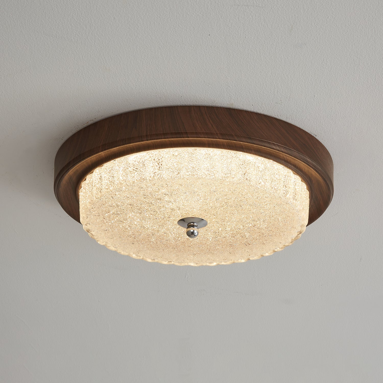 Nyshair Modern Minimalist Glass Ceiling Light-Neutral Decor