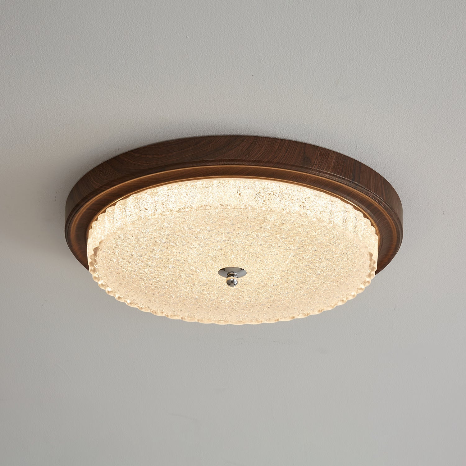 Nyshair Modern Minimalist Glass Ceiling Light-Neutral Decor