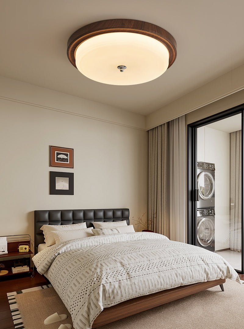 Nyshair Modern Minimalist Glass Ceiling Light-Neutral Decor