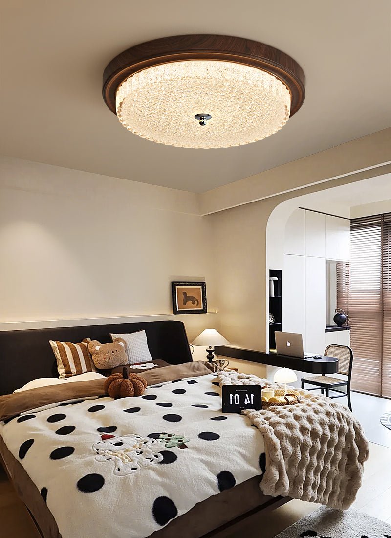 Nyshair Modern Minimalist Glass Ceiling Light-Neutral Decor