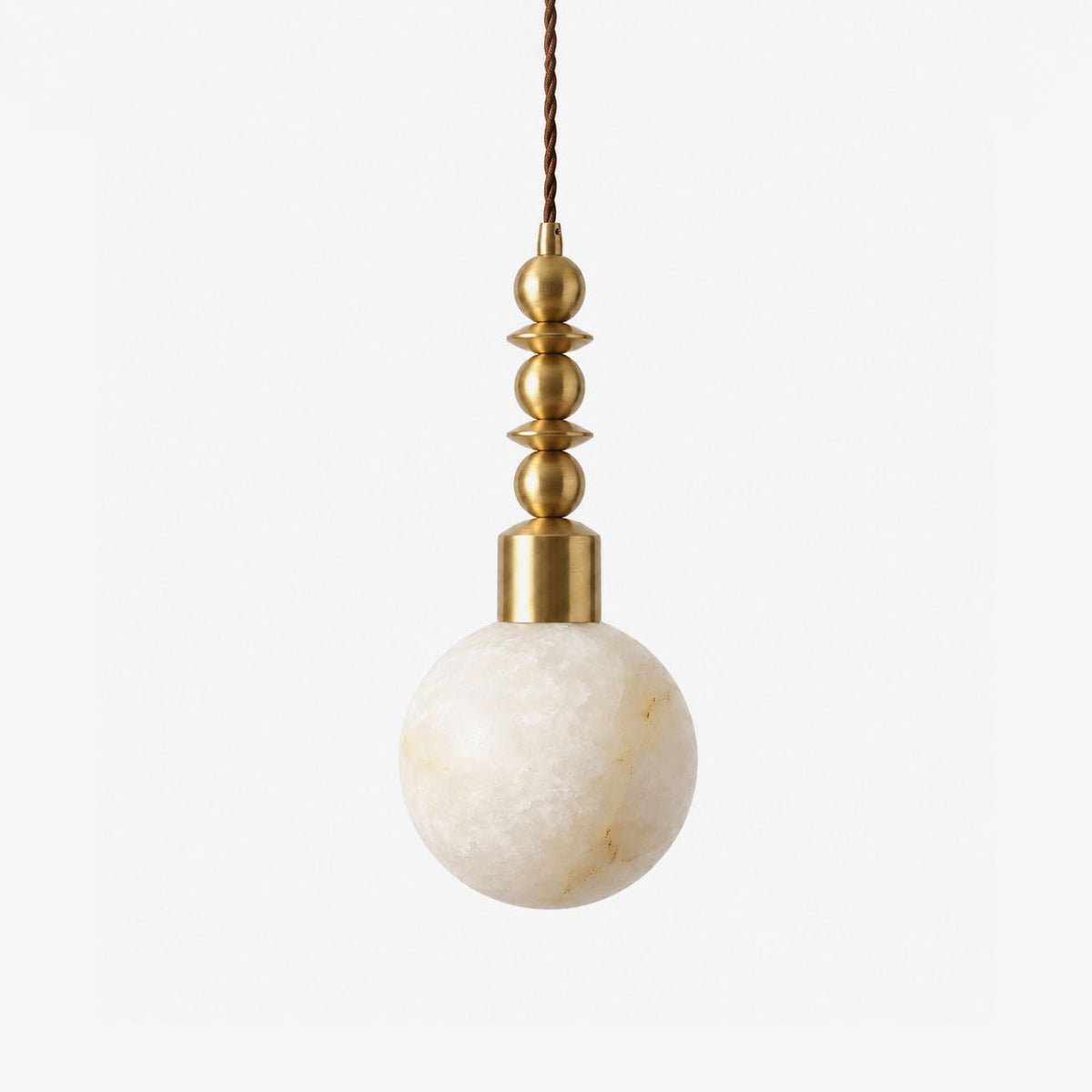 Nivalora Alabaster Beaded Pendant Light