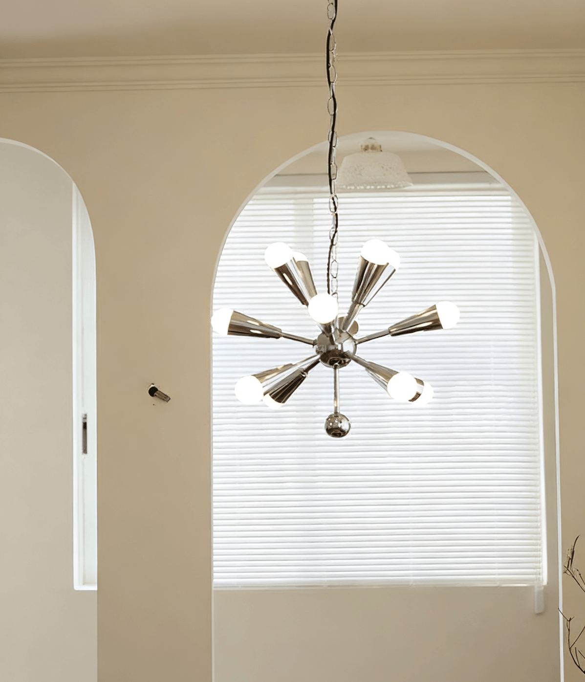 Emberis Chrome Chandelier-Neutral Decor