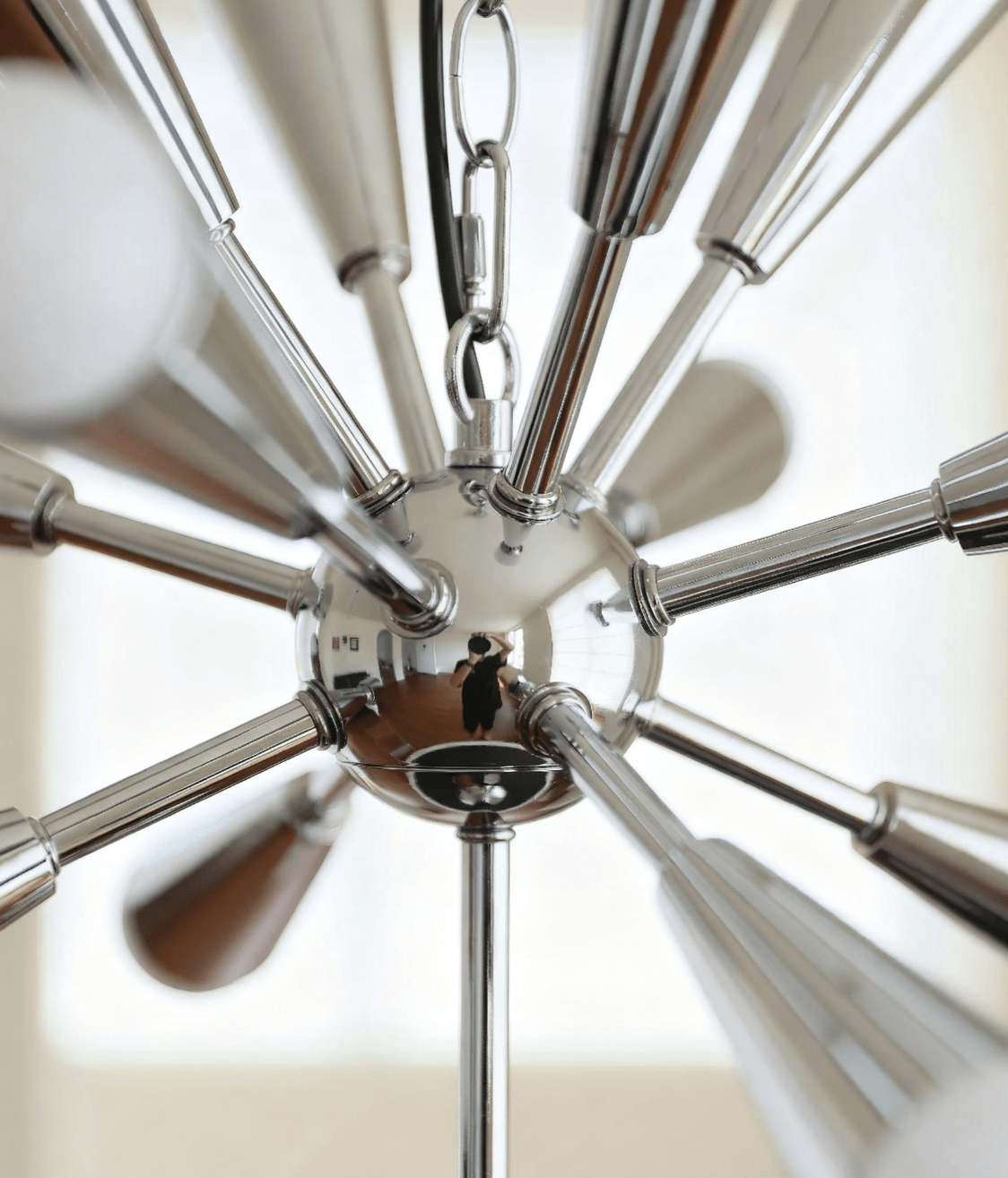 Emberis Chrome Chandelier-Neutral Decor